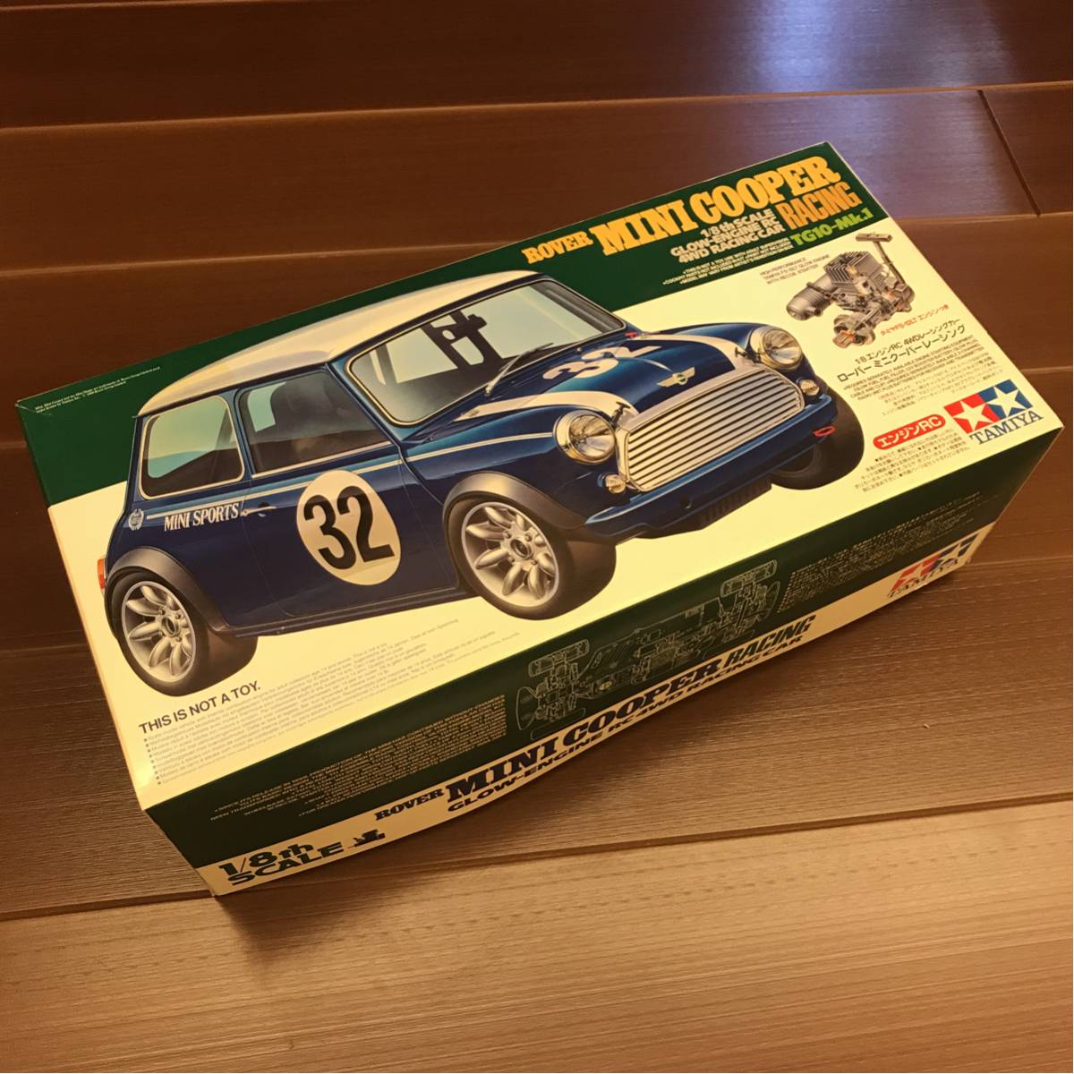 ☆新品☆ タミヤ(TAMIYA) 1/8エンジンRC ローバー ミニクーパーレーシング