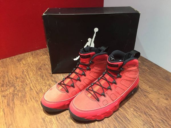 B881 NIKE ナイキ AIR JORDAN 9RETRO エアジョーダン レトロ レッド 28.5cm スニーカー 302370645