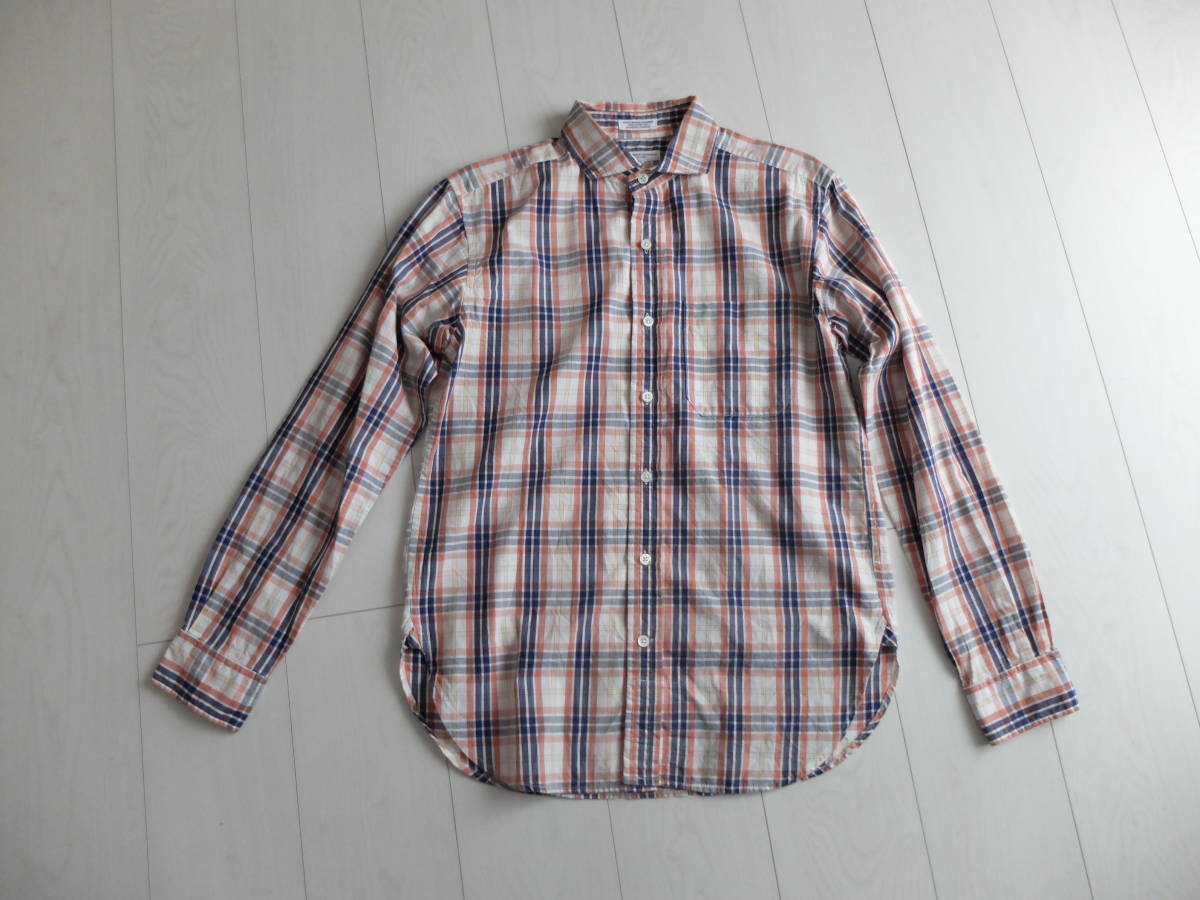 送料164円★極上★春夏★★ENGINEERED GARMENTS エンジニアードガーメンツ シャツS Spread Collar Shirt ブロードクロス