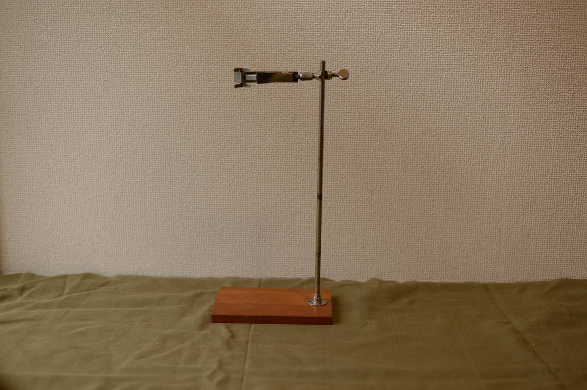 古い実験スタンド◇フラスコスタンド/インダストリアル/工業系/鉄脚/シャビー/理科/実験器具/店舗什器/古道具/ブロカント