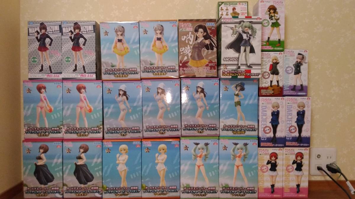 ガールズ&パンツァー フィギュア25体+おまけ1 未開封大量セット
