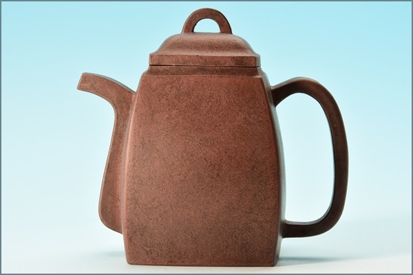 ■0404 【収集家放出】煎茶道具 唐物 漢方壺 朱泥 茶注 急須 13x7.7x12cm