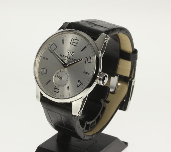 ※翻譯物品萬寶龍MONTBLANC Time Walker男士自動上鍊日小秒針真皮腰帶 原文:※訳有品 モンブラン MONTBLANC タイムウォーカー メンズ 自動巻き デイト スモールセコンド 純正革ベルト