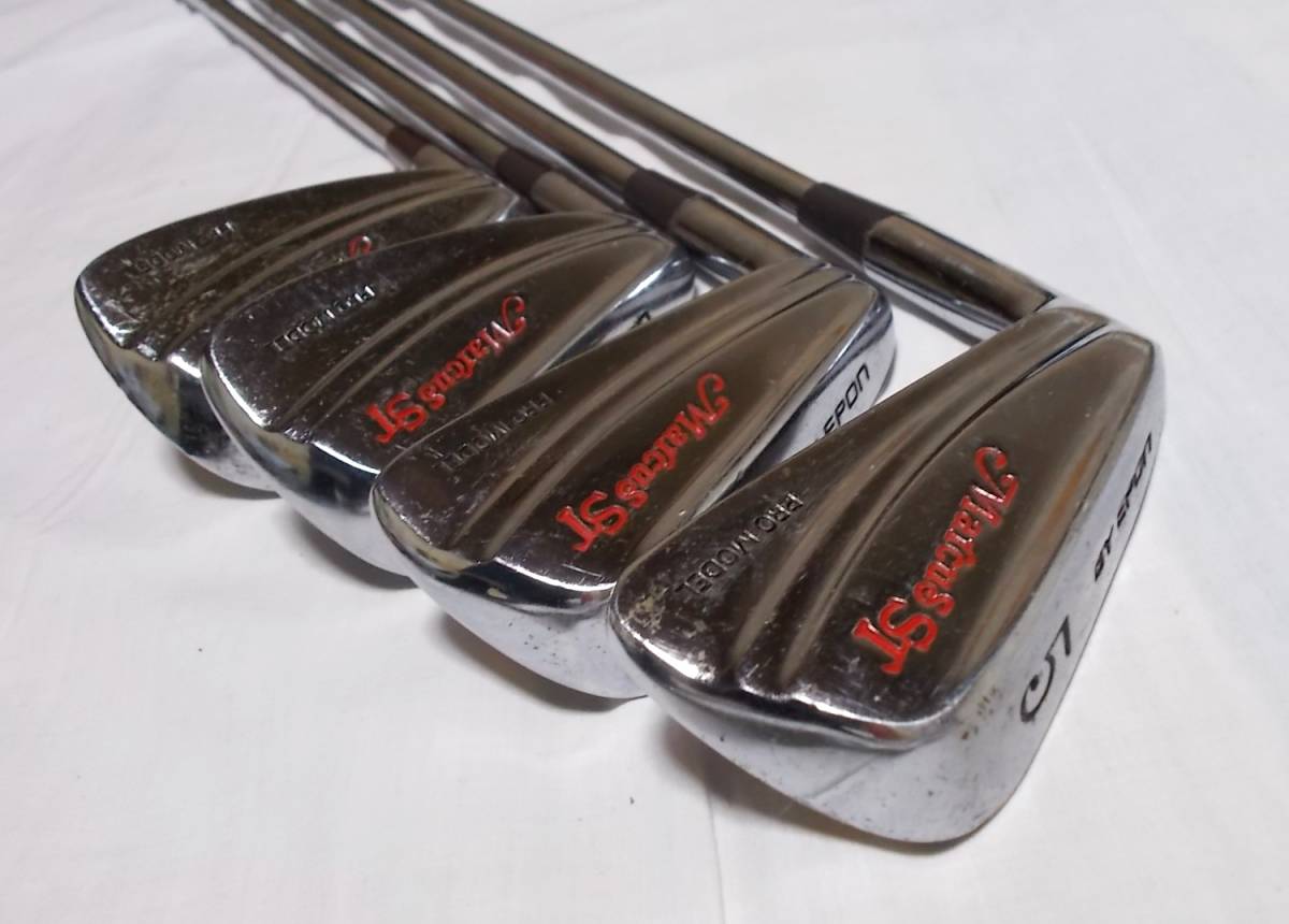 馬庫斯ST(馬庫斯)/專業模特★鐵(鐵)4集★★5,6,8,9-鋼★BY EPON(EPON)★適用於左手(左撇子)★ 原文:Marcus ST(マーカス)/プロモデル★アイアン(IRON)4本セット★5、6、8、9★スチール★BY EPON(エポン)★左利き用(レフティー)★