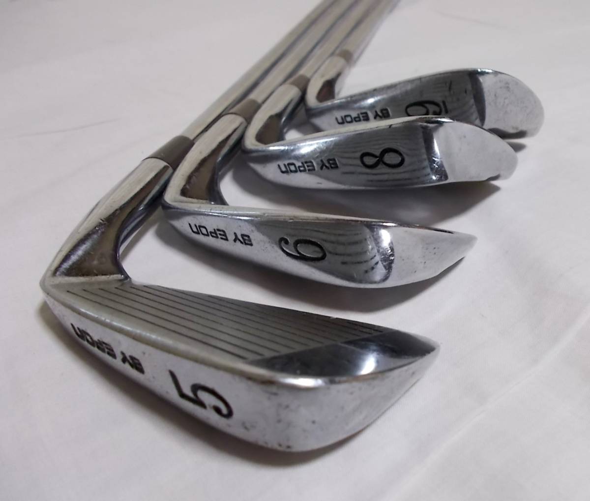 馬庫斯ST(馬庫斯)/專業模特★鐵(鐵)4集★★5,6,8,9-鋼★BY EPON(EPON)★適用於左手(左撇子)★ 原文:Marcus ST(マーカス)/プロモデル★アイアン(IRON)4本セット★5、6、8、9★スチール★BY EPON(エポン)★左利き用(レフティー)★