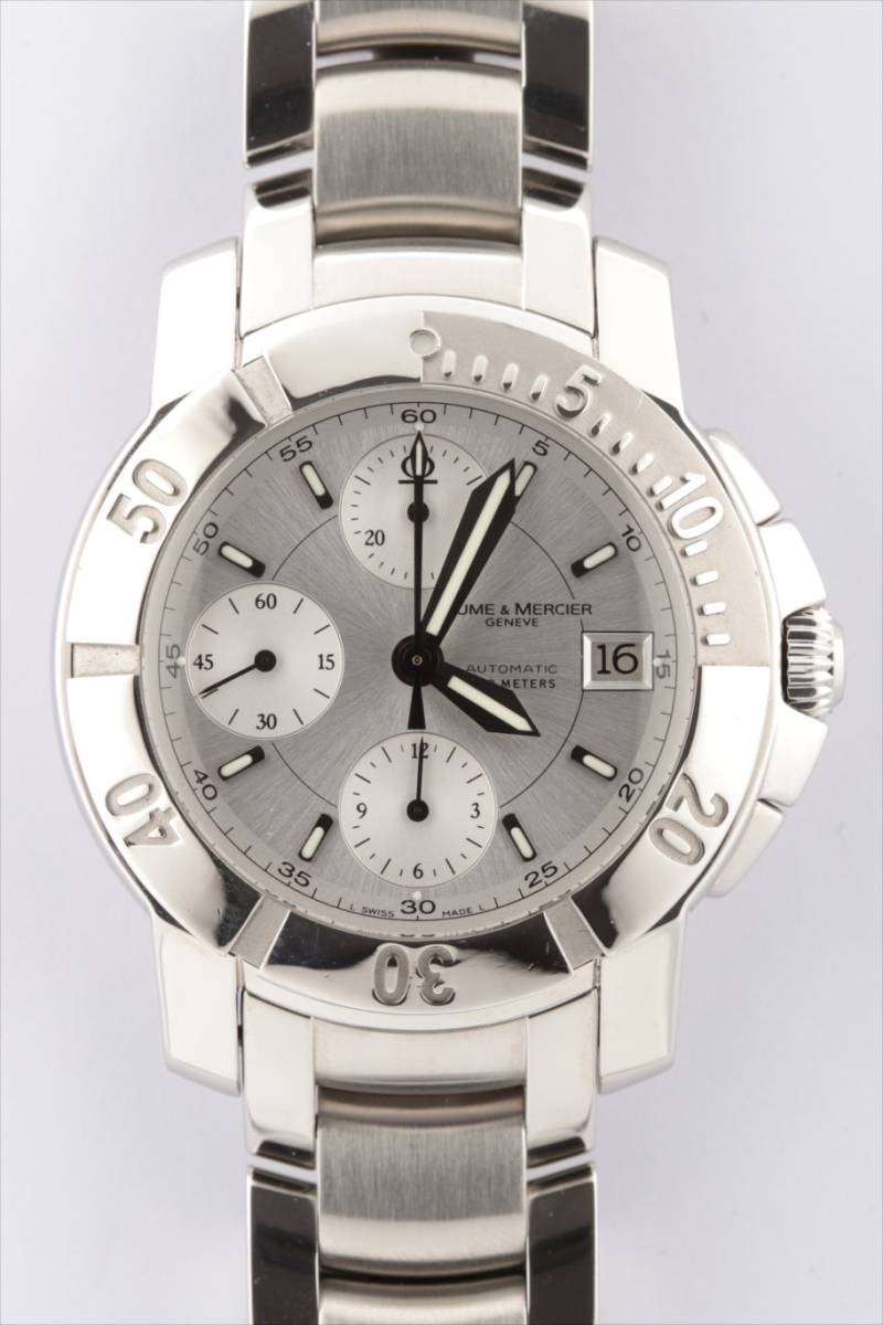 ボーム&メルシエ BAUME & MERCIER クロノグラフ 65352 自動巻き メンズ腕時計