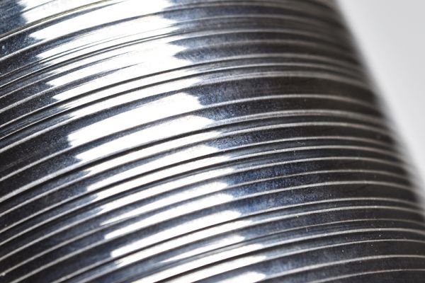 【一眞齋造純銀製「吹雪」糸目文棗116g/共箱】 金工煎茶道具銀器茶具茶入茶壺茶心壺 <Br> 【一眞齋造純銀製「吹雪」糸目文棗116g/共箱】 金工煎茶道具銀器茶具茶入茶壺茶心壺