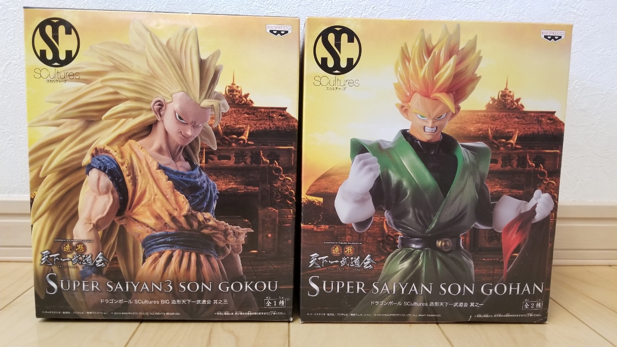 塑造Tenchita武術兒子悟空（超級賽亞人3）兒子悟飯（超級賽亞人）龍珠圖GOKOU GOHAN <Br> 造形 天下一武道会　孫悟空(スーパーサイヤ人３)　孫悟飯(スーパーサイヤ人)　ドラゴンボール　フィギュア　GOKOU GOHAN