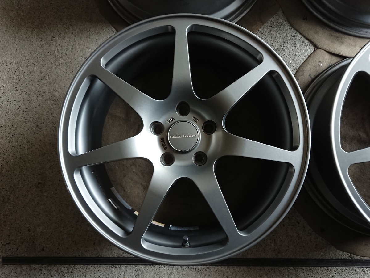 鍛造RAYS普利司通Prodrive GC  -  07C BB 18英寸7.5 J + 44 PCD 114.3 5孔4    原文:鍛造 RAYS ブリヂストン プロドライブ GC-07C BB 18インチ 7.5J+44 PCD114.3 5穴 4本