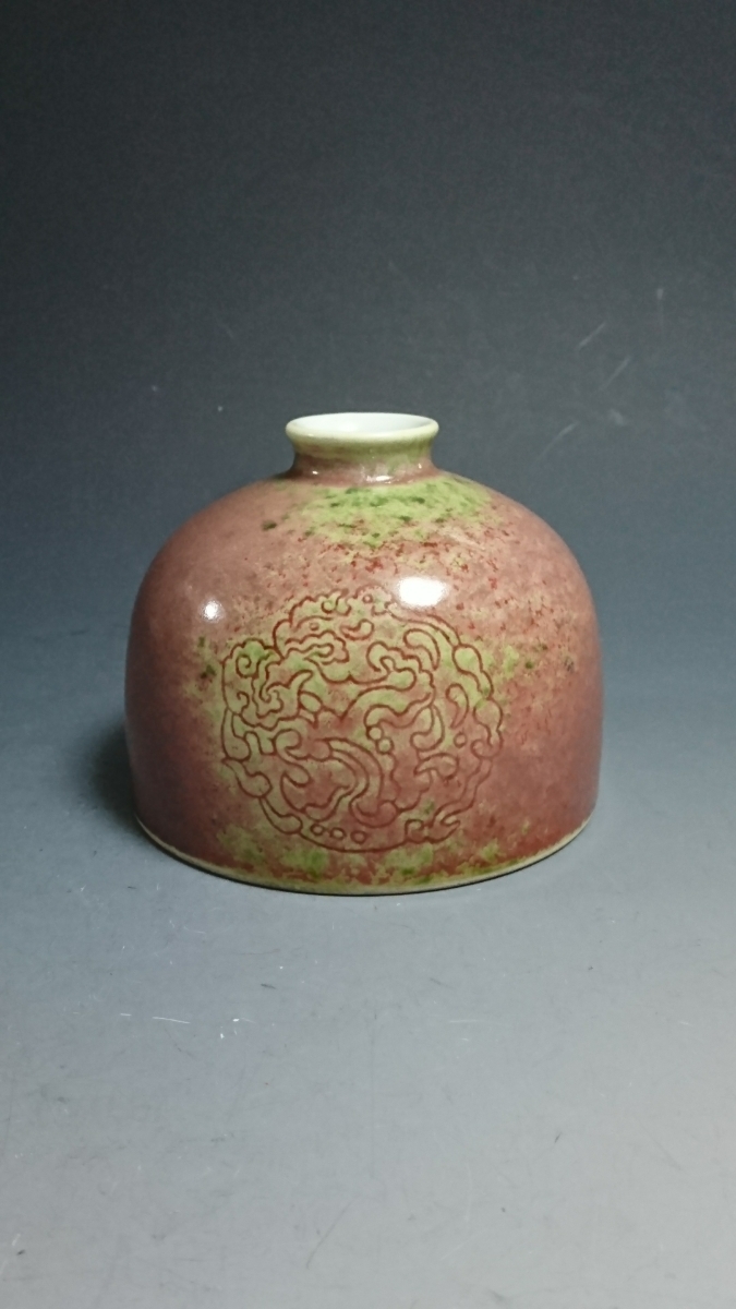 收藏家發行/ China / Kiyoshi Yasuyasu的“Momoshiba Ohwaketoni”（A 362）    原文:コレクター放出/中国/大清康煕年製「桃花紅大白尊」(A362)