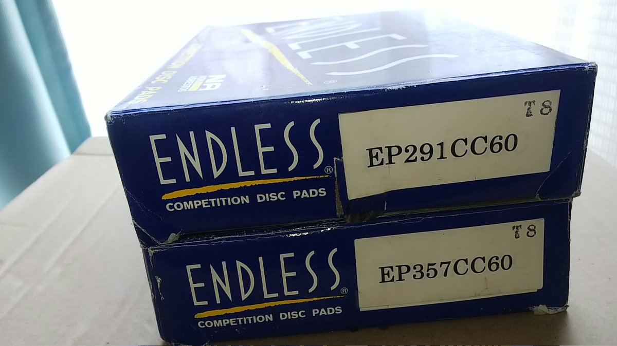 GRB GDB Endless CC 60墊適用於Brembo卡鉗ENDLESS brembo前後墊套裝 <Br> GRB GDB ブレンボキャリパー用 エンドレス CC60パッド ENDLESS brembo 前後パッドセット
