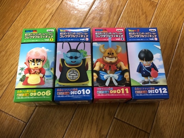 龍珠Z世界收藏圖兒子悟飯4件套新文章未開封Wacoure vol.1 vol.2    原文:ドラゴンボール Z ワールドコレクタブルフィギュア 孫悟飯 ４体セット 新品 未開封 ワーコレ vol.1 vol.2