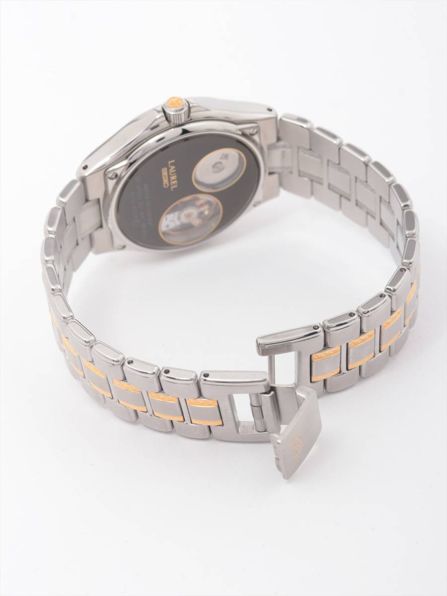 精工SEIKO Laurel 6110-6000自動男士手錶返回Skelton    原文:セイコー　SEIKO　ローレル　6110-6000　自動巻き　メンズ腕時計　裏スケルトン