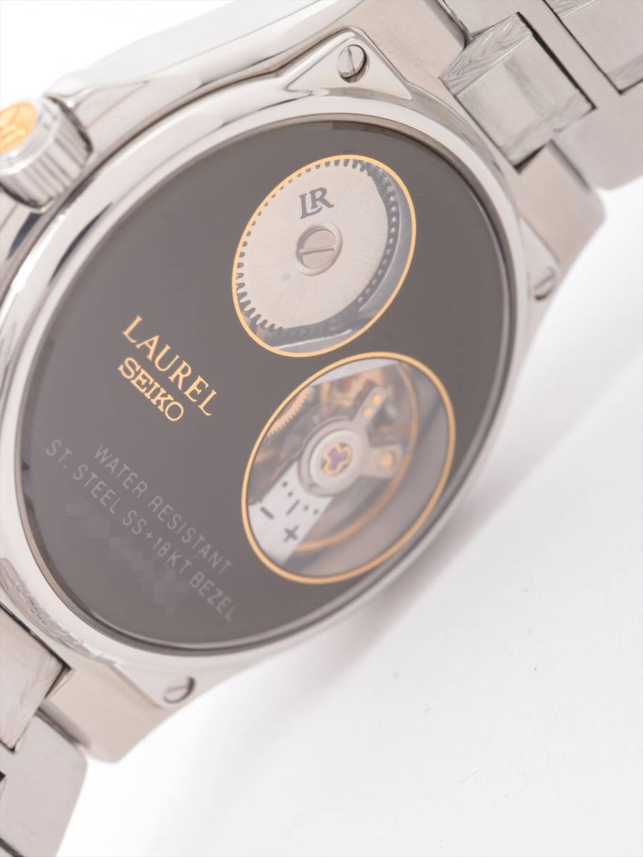 精工SEIKO Laurel 6110-6000自動男士手錶返回Skelton    原文:セイコー　SEIKO　ローレル　6110-6000　自動巻き　メンズ腕時計　裏スケルトン