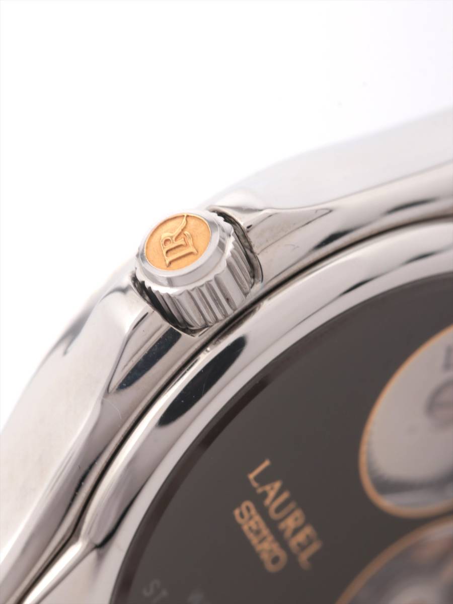 精工SEIKO Laurel 6110-6000自動男士手錶返回Skelton    原文:セイコー　SEIKO　ローレル　6110-6000　自動巻き　メンズ腕時計　裏スケルトン
