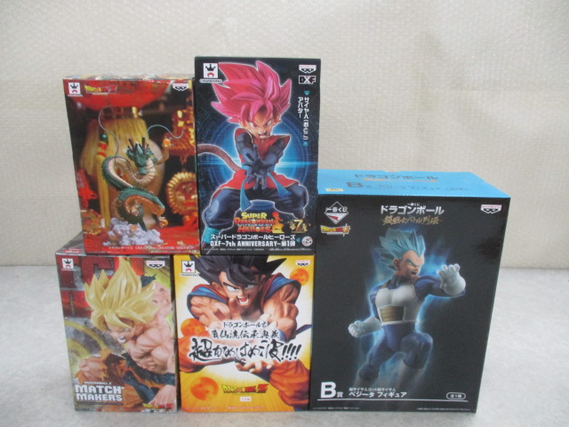 未開封的龍珠第一彩票B獎Vegeta圖，創作者×創作者Shinryu其他集    原文:未開封 ドラゴンボール 一番くじ B賞 ベジータ フィギュア,CREATOR×CREATOR 神龍 他 セット
