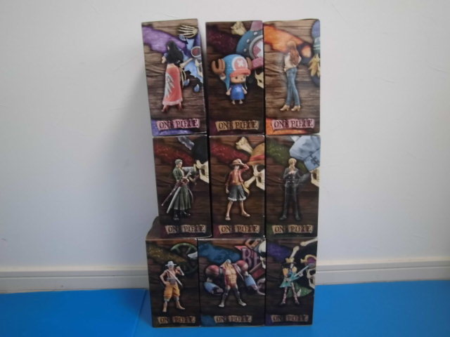 海賊王DXF THE GRANDLINE男裝·LADY草帽圓領9件套 原文:ワンピース DXF THE GRANDLINE MEN・LADY 麦わらの一味 9点セット