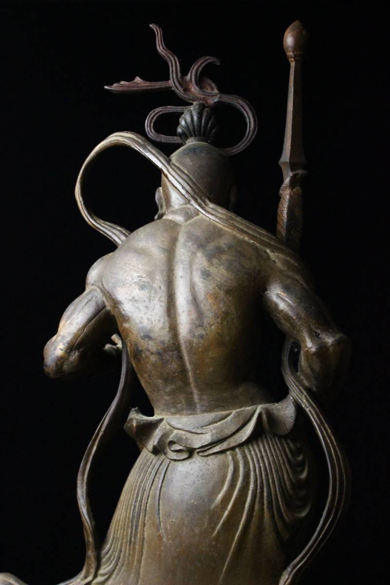 【櫻】銅製 金剛力士阿形 特大55cm 共箱 東大寺別当 清水公照承認証付 [rn]7 原文:【櫻】銅製 金剛力士阿形 特大55cm 共箱 東大寺別当 清水公照承認証付 [rn]7