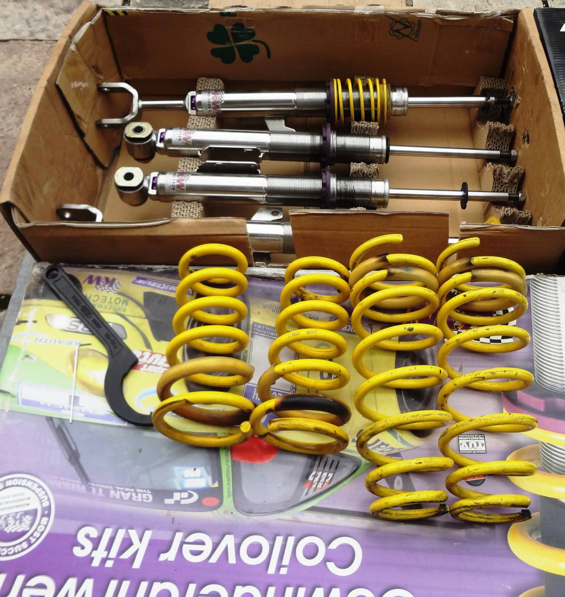 中古 KW 車高調 Ver3 BMW F10/F11用 原文:中古 KW 車高調 Ver3 BMW F10/F11用