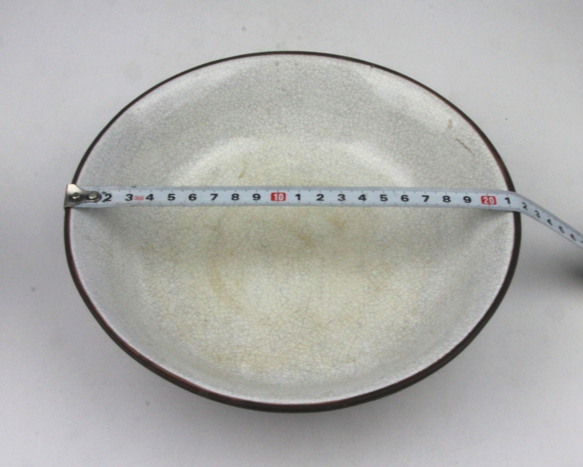 0871 時代物 大振り 漢詩刻白釉氷裂紋朱泥 高台 大皿 菓子器 名人刻 中国宜興 紫砂 茶道具 原文:0871 時代物 大振り 漢詩刻白釉氷裂紋朱泥 高台 大皿 菓子器 名人刻 中国宜興 紫砂 茶道具