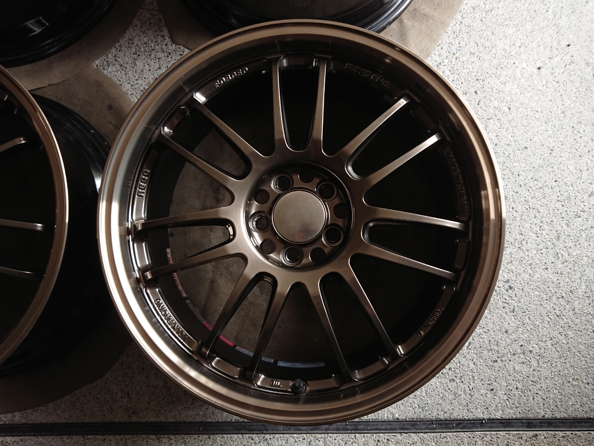 86 BRZ普瑞斯最好鍛造射線沃爾克賽車RE30 HB高元青銅18英寸7.5J + 50 PCD100 5孔4    原文:86 BRZ プリウス 極上 鍛造 RAYS ボルクレーシング RE30 HB ハイメタブロンズ 18インチ 7.5J+50 PCD100 5穴 4本