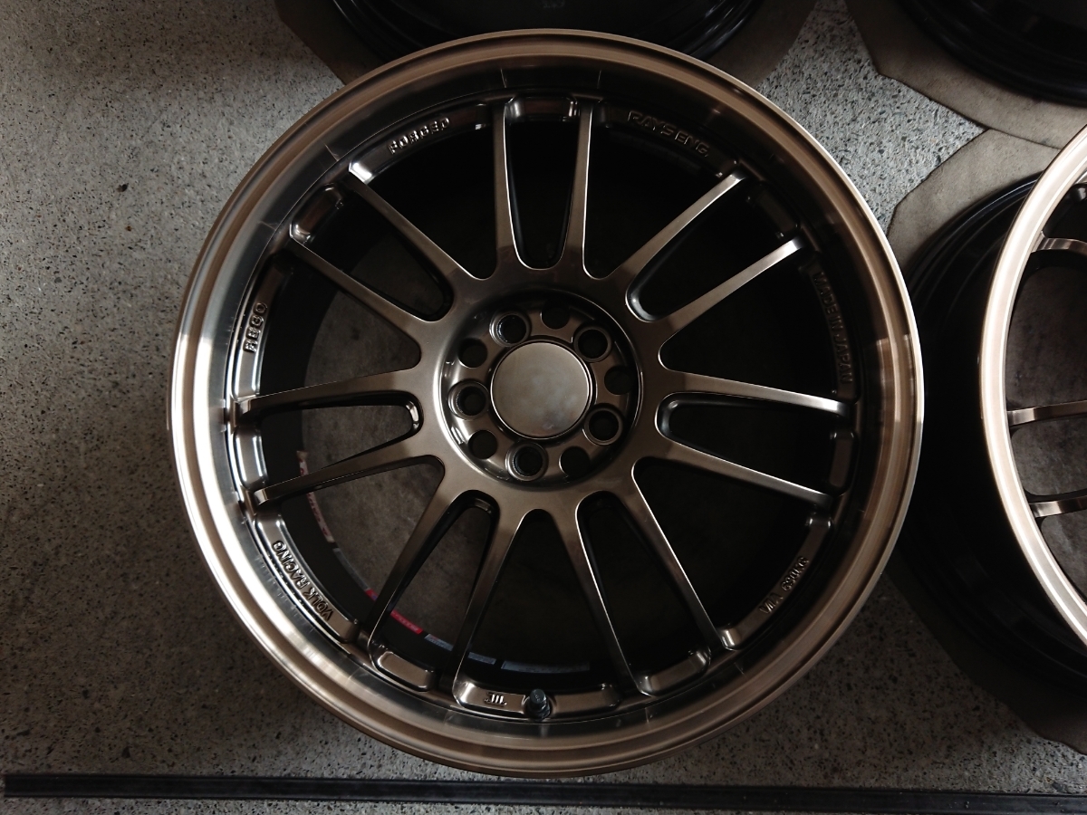 86 BRZ普瑞斯最好鍛造射線沃爾克賽車RE30 HB高元青銅18英寸7.5J + 50 PCD100 5孔4    原文:86 BRZ プリウス 極上 鍛造 RAYS ボルクレーシング RE30 HB ハイメタブロンズ 18インチ 7.5J+50 PCD100 5穴 4本