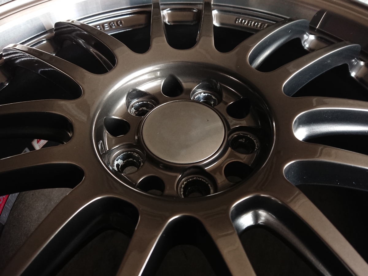 86 BRZ普瑞斯最好鍛造射線沃爾克賽車RE30 HB高元青銅18英寸7.5J + 50 PCD100 5孔4    原文:86 BRZ プリウス 極上 鍛造 RAYS ボルクレーシング RE30 HB ハイメタブロンズ 18インチ 7.5J+50 PCD100 5穴 4本