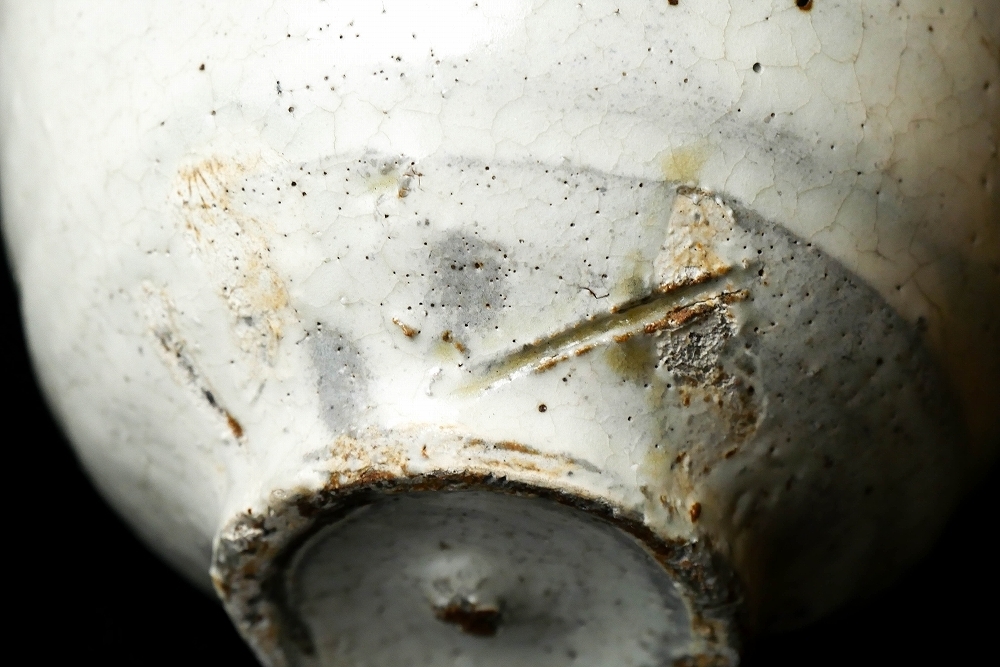 【幸福特別展】HidemasaTsujimura Shirou Tsukimura茶杯盒Hosokawa Keiho的保證茶道大師 原文:【幸 特別展】秀逸作辻村史朗造 粉吹 茶碗 共箱保証 茶道具 細川護熙の師