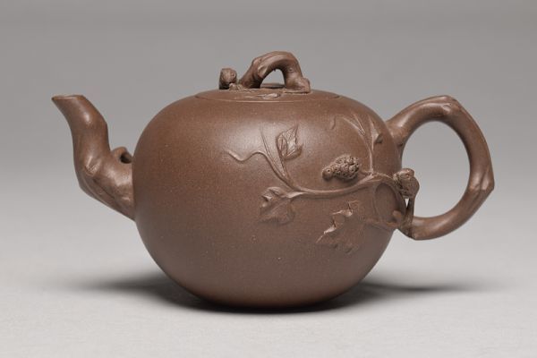 【 在款 葡萄 栗鼠文 紫砂壺 合箱 】 中國宜興 唐物 煎茶道具 茶具 朱泥 急須 原文:【 在款 葡萄 栗鼠文 紫砂壺 合箱 】 中國宜興 唐物 煎茶道具 茶具 朱泥 急須