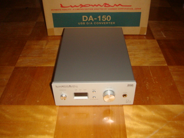 LUXMAN DA - 150 USB DAC耳機放大器Luxman 1日元 - 沒有跌倒 原文:LUXMAN DA-150 USB DAC ヘッドフォンアンプ ラックスマン 1円～最落なし