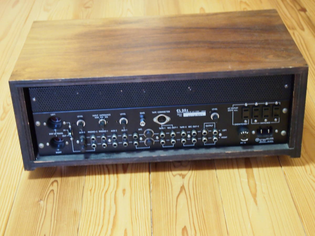 LUXMAN前置放大器CL35 II二手貨（垃圾）    原文:LUXMAN プリアンプ　CL35Ⅱ　中古品（ジャンク品）