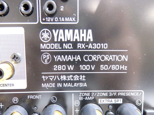 YAMAHA AV放大器RX-A 3010雅馬哈★53688-1    原文:YAMAHA AVアンプ RX-A3010 ヤマハ ★ 53688-1