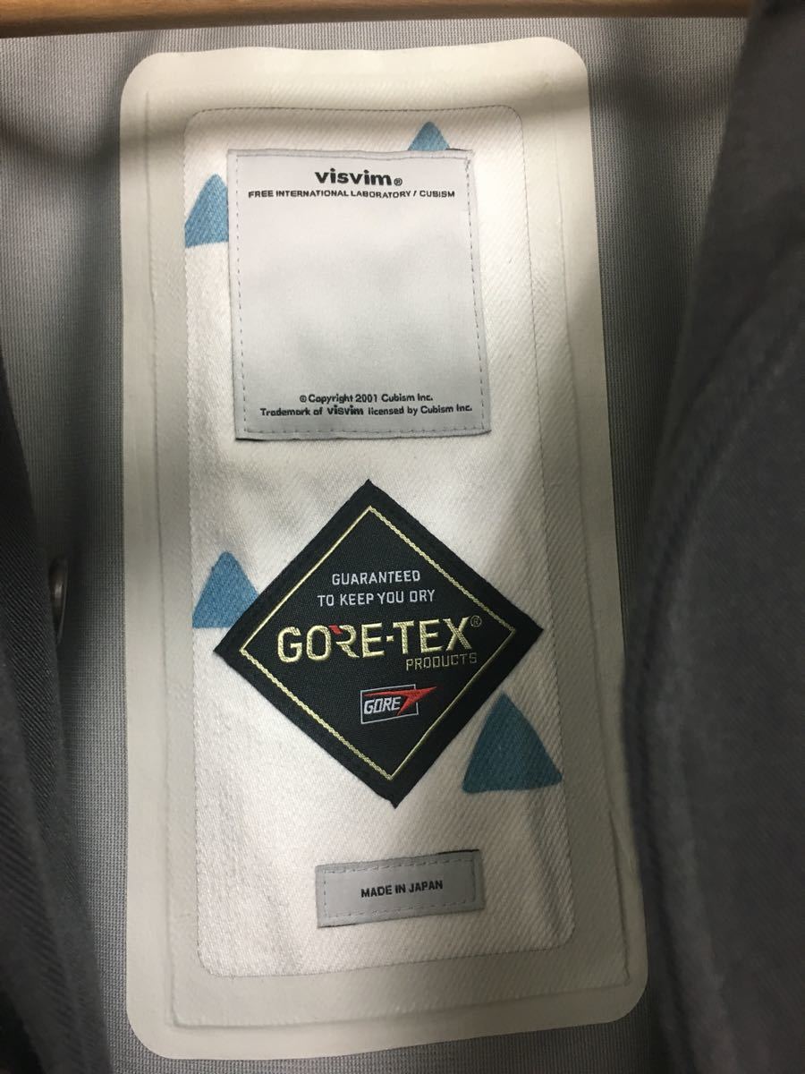 visvim HERGE COAT 3L GORE-TEX BLACK size2 SS17 原文:visvim HERGE COAT 3L GORE-TEX BLACK size2 SS17