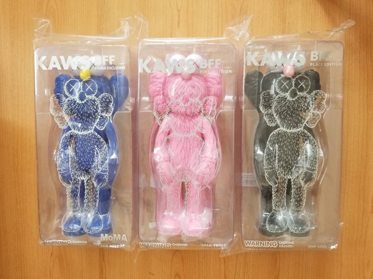 KAWS Medicom玩具BFF OPEN EDITION 3身體套裝 原文:KAWS メディコムトイ BFF OPEN EDITION 3体セット