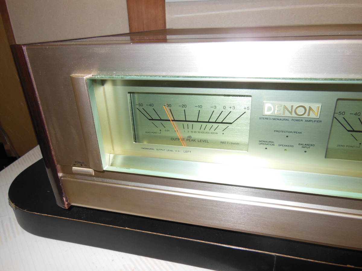 DENON功率放大器POA - 3000RG二手操作項目 原文:DENON パワーアンプ POA-3000RG 中古動作品