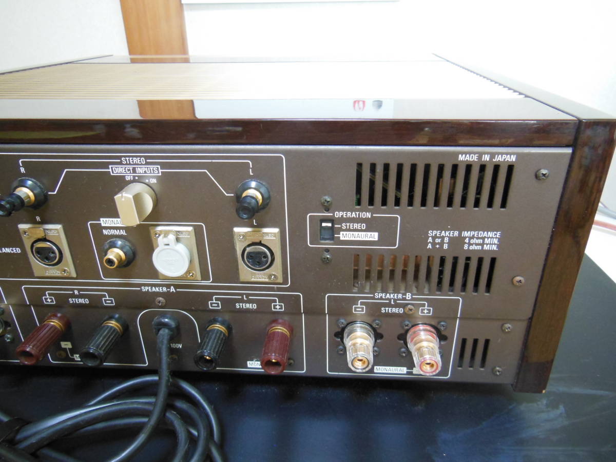 DENON功率放大器POA - 3000RG二手操作項目 原文:DENON パワーアンプ POA-3000RG 中古動作品