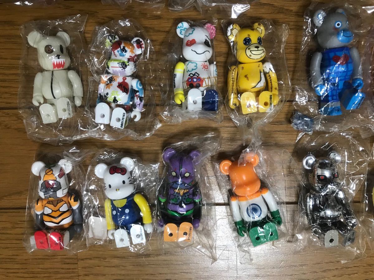 罕見配音無熊磚系列15.16.17.18.19.20套裝34 Body Medicom玩具100% 原文:レア ダブりなし ベアブリック シリーズ15.16.17.18.19.20セット 34体 メディコムトイ 100%