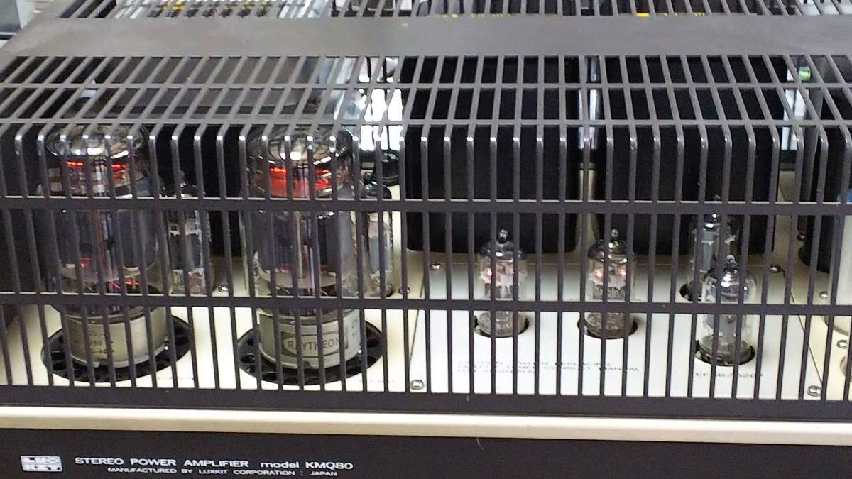 處置項目！ ！ LUXAN KMQ80（6336A推挽放大器）商品無需展覽！ ！    原文:処分品！！LUXAN KMQ80 （6336A プッシュプルアンプ）なかなか出品のない品物！！