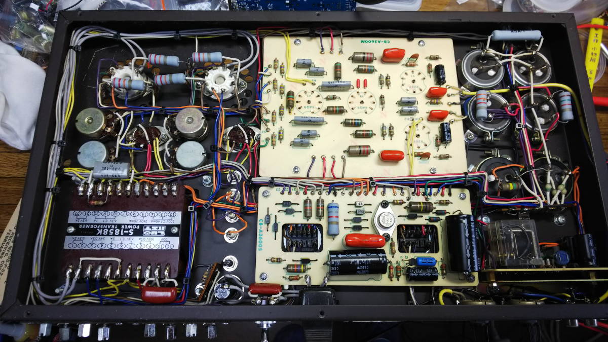 處置項目！ ！ LUXAN KMQ80（6336A推挽放大器）商品無需展覽！ ！    原文:処分品！！LUXAN KMQ80 （6336A プッシュプルアンプ）なかなか出品のない品物！！