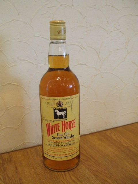 WHITE HORSE ホワイトホース スコッチ ウイスキー 旧ボトル シリアル番号 № 7357338 760ml