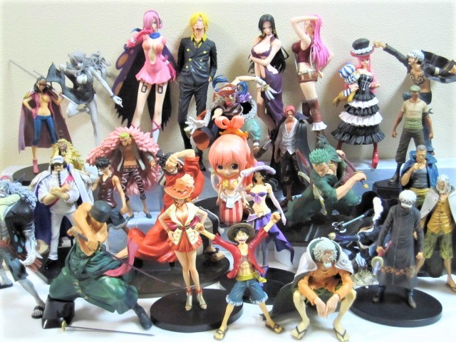 ONE PIECE フィギュア ジャンク 大量 セット まとめ◇ ワンピース Qposket グラメン 造形王 GLITTER&GLAMOURS ボニー レイジュ サンジ ゾロ