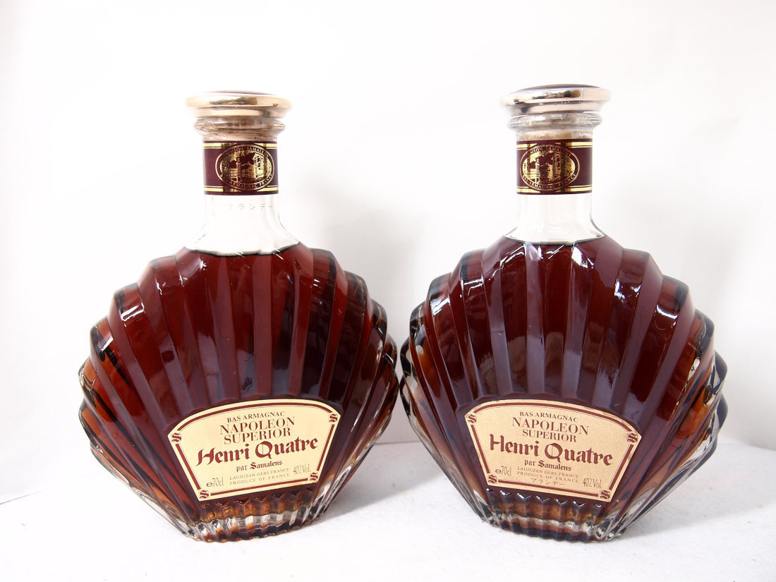 HENRI QUATRE ☆ アンリカトル ナポレオン 2本セット ★ 古酒・未開栓 アルマニャック 271.272