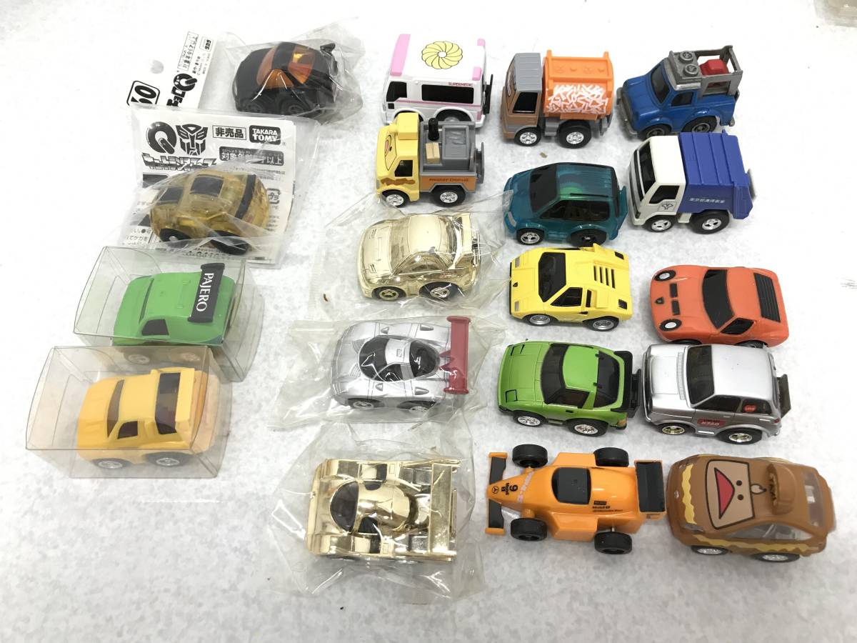 0711048E★[垃圾]紹羅Q 166單位大量設定（紹羅Qzero / NSX /總線/卡車/超逼真精加工/ RG-Q /工作車/未打開/）    原文:0711048E★【ジャンク】チョロQ 166台 大量セット（チョロQzero/nsx/バス/トラック/超リアル仕上げ/rg-q/はたらくくるま/未開封/）