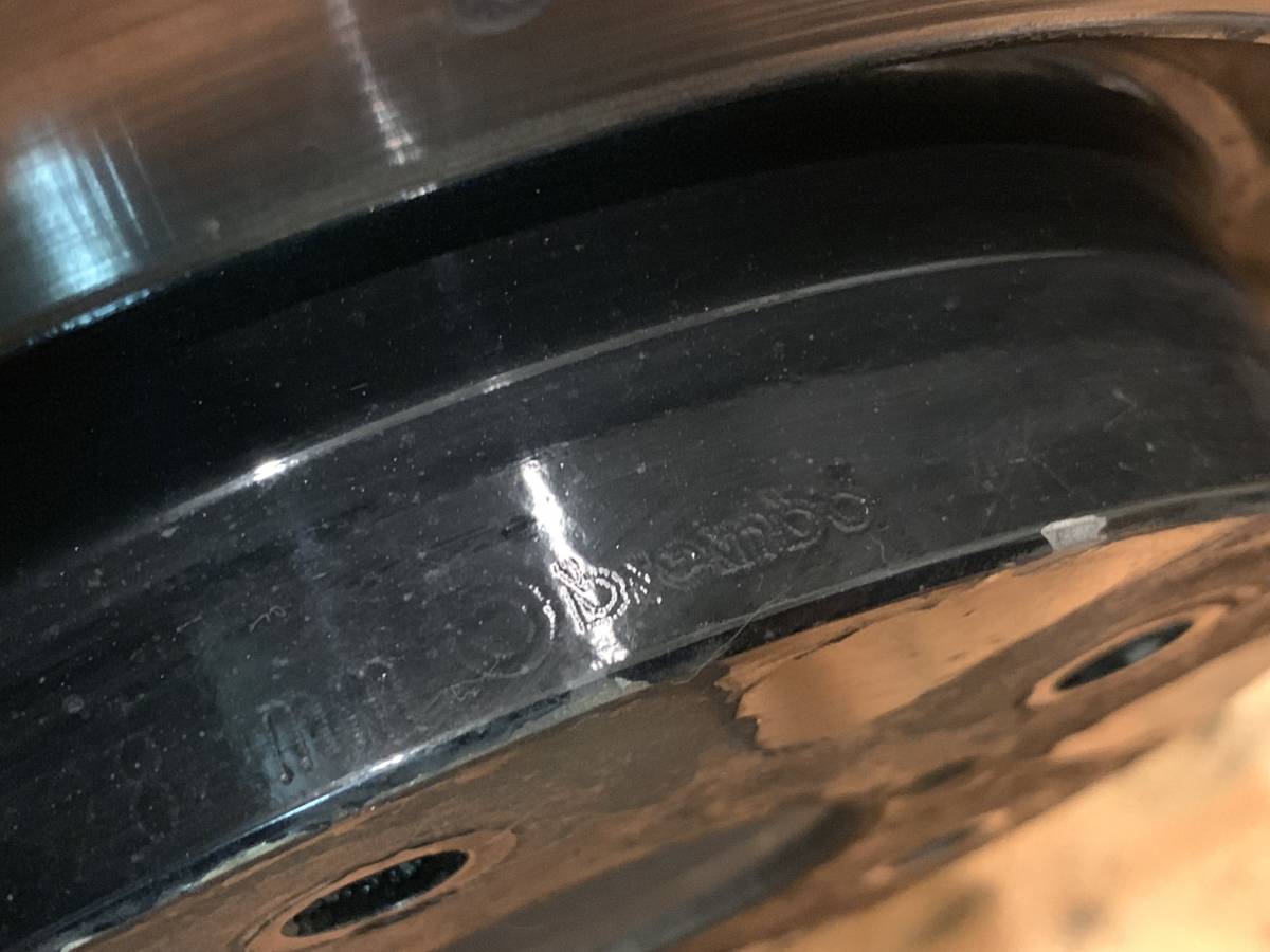 WRX STI VAB Brembo鑽頭盤用於第一期(A到C型)Impreza用於轉子前部GDB GRB GVB 原文:WRX STI VAB 前期(A~C型)用 ブレンボ ドリルドディスクローター フロント用 インプレッサ GDB GRB GVBにも