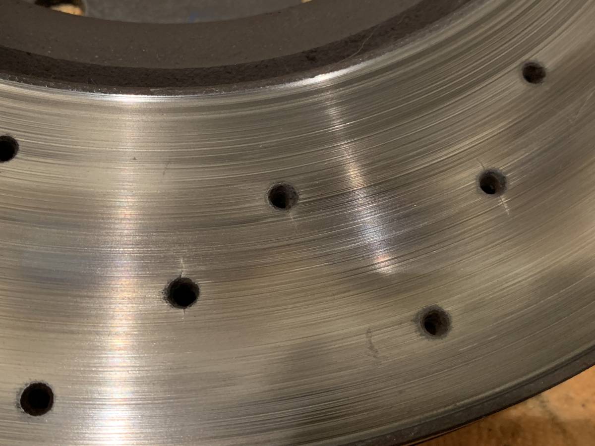 WRX STI VAB Brembo鑽頭盤用於第一期(A到C型)Impreza用於轉子前部GDB GRB GVB 原文:WRX STI VAB 前期(A~C型)用 ブレンボ ドリルドディスクローター フロント用 インプレッサ GDB GRB GVBにも