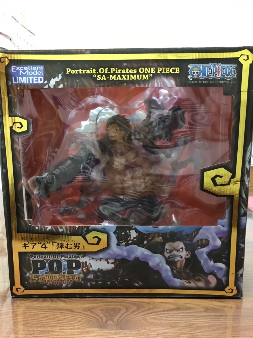 新文章One P.O.P SA - MAXIMUM“Bouncy man”Gear 4 Monkey·D·Luffy Figure 原文:新品 ワンピース P.O.P SA-MAXIMUM「弾む男」ギア4 モンキー・D・ルフィ フィギュア