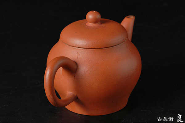 良中国古作『三友居』款紫砂朱泥漢詩彫茶壺 急須 単孔 名古屋美術青年会取扱品 煎茶道具 原文:良中国古作『三友居』款紫砂朱泥漢詩彫茶壺 急須 単孔 名古屋美術青年会取扱品 煎茶道具