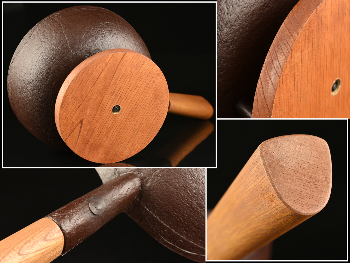 【Kojin】Kanamori Shinei Arabata Monster鐵木紋火煤進入◆茶道/浸泡工具/古董藝術/時代 原文:【古多】金森紹栄 唐草紋鉄製木柄火起こし 炭入◆茶道具/煎茶道具/古美術/時代品