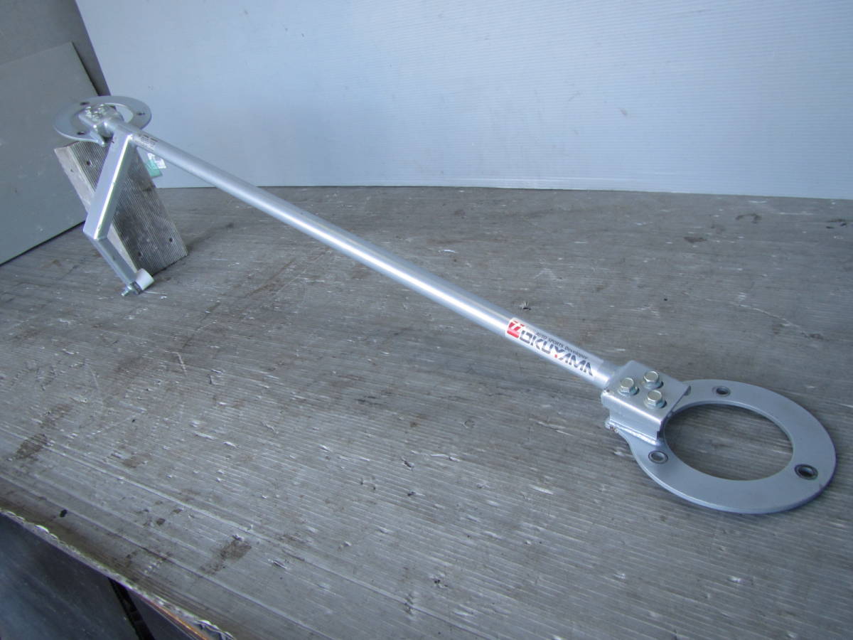 H18大眾捷達1 KAXX 2.0 T右H岡山塔桿前鋼帶主止動器/ 16【C1022TD - 2】 原文:H18年 VW ジェッタ 1KAXX 2.0T 右H オクヤマ タワーバー フロント スチール マスターストッパー付 /16【C1022TD-2】