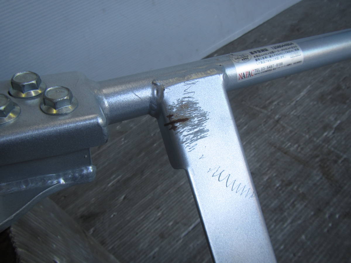 H18大眾捷達1 KAXX 2.0 T右H岡山塔桿前鋼帶主止動器/ 16【C1022TD - 2】 原文:H18年 VW ジェッタ 1KAXX 2.0T 右H オクヤマ タワーバー フロント スチール マスターストッパー付 /16【C1022TD-2】